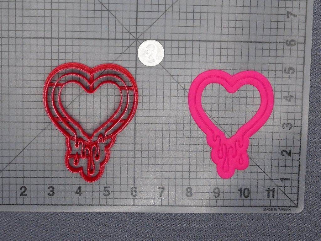 Heart Melting 266-D941 Cookie Cutter
