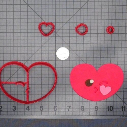 Heart Winking 266-E583 Cookie Cutter Set