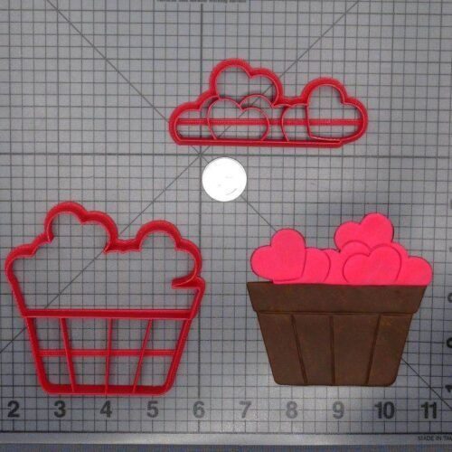 Hearts Basket 266-E581 Cookie Cutter Set