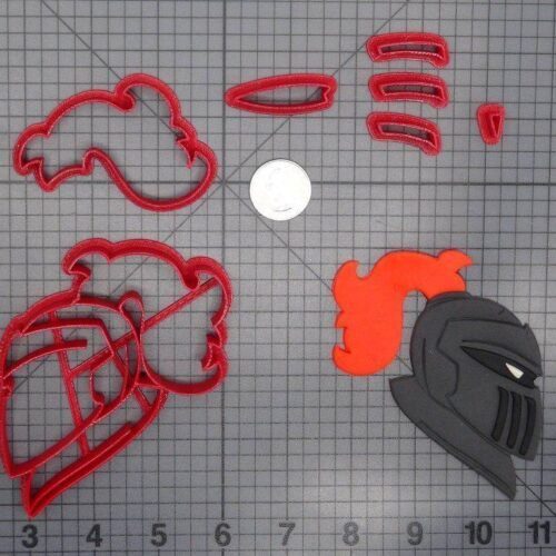 Knight Helmet 266-D597 Cookie Cutter Set