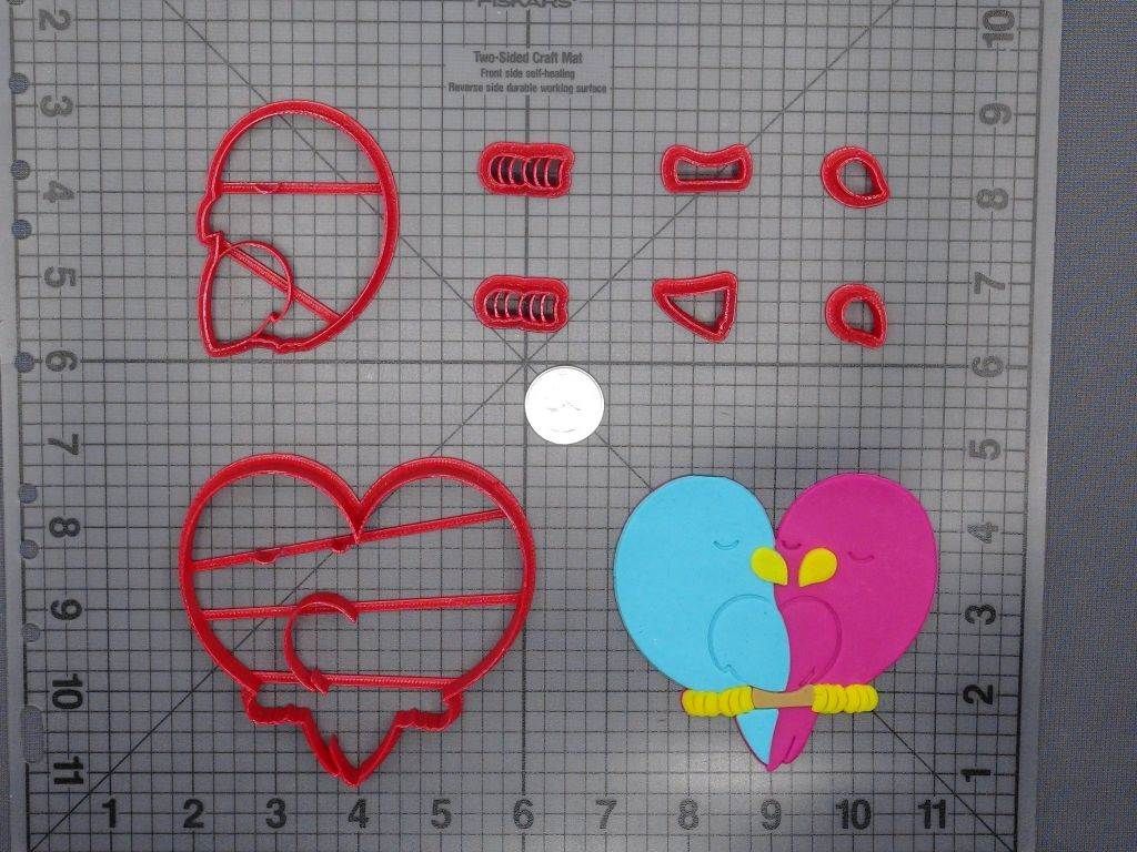 Love Birds 266-E588 Cookie Cutter Set