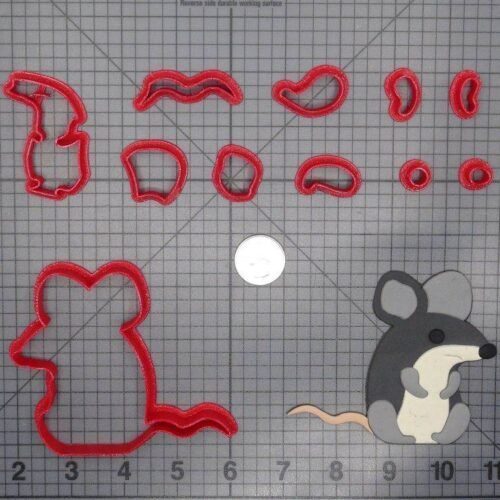 Mouse 266-D642 Cookie Cutter Set