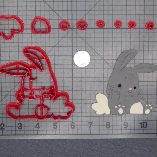 Rabbit Body 266-D686 Cookie Cutter Set