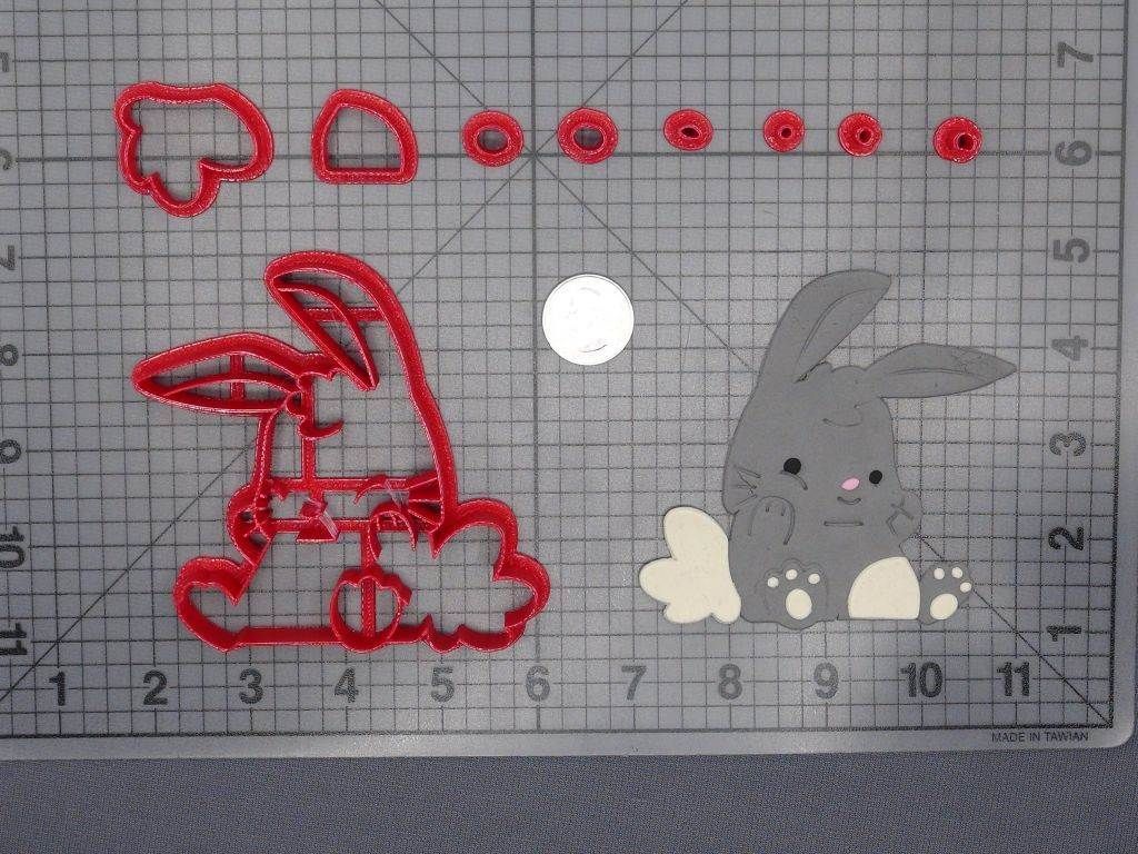 Rabbit Body Cookie Cutter