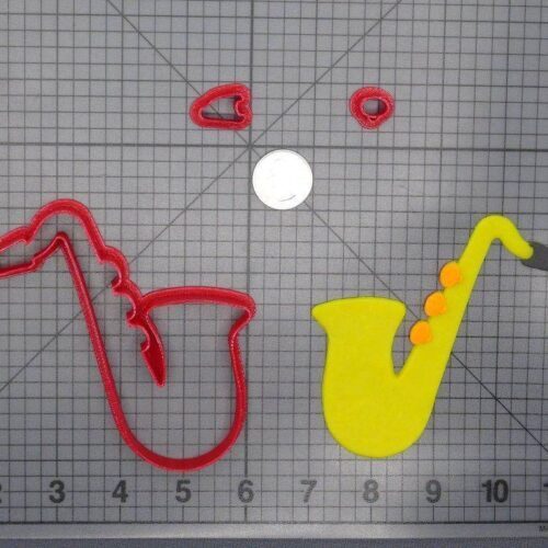 Saxophone 266-D644 Cookie Cutter Set