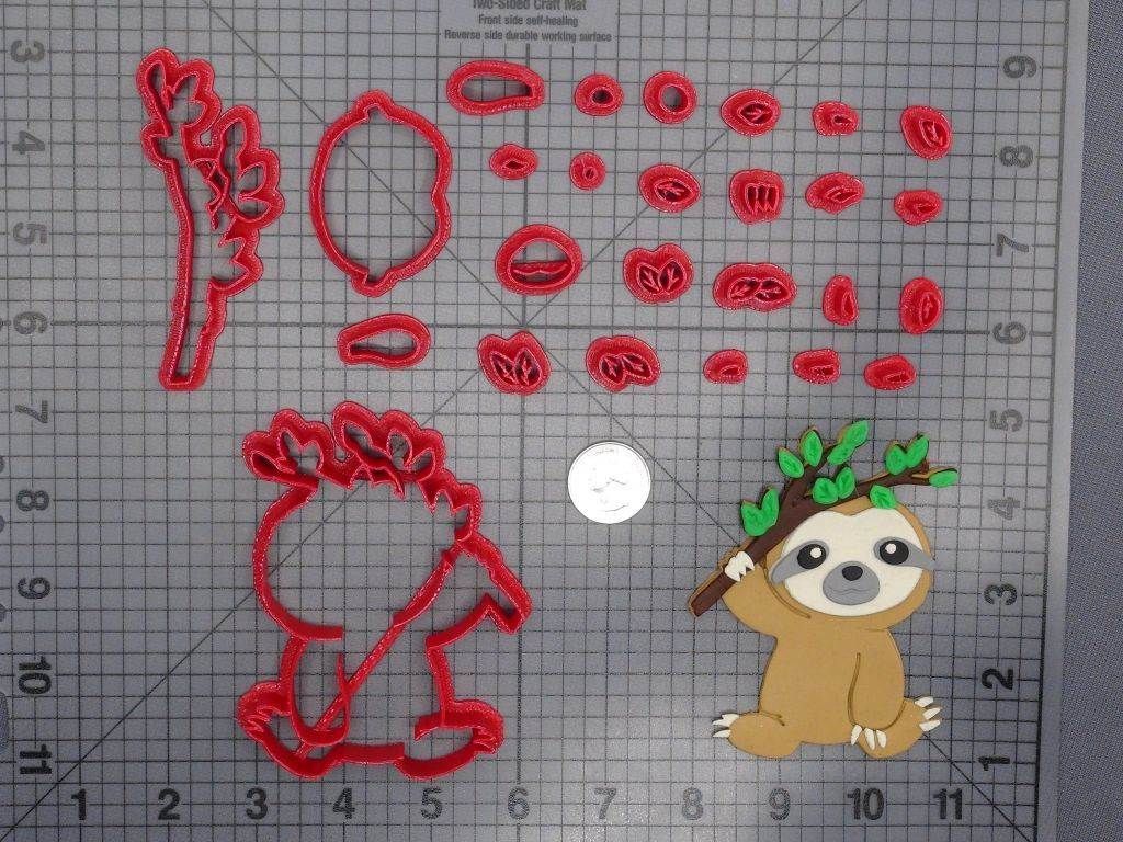 Sloth Baby Body 266-D428 Cookie Cutter Set