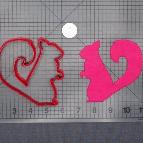 Squirrel Body 266-D700 Cookie Cutter Silhouette
