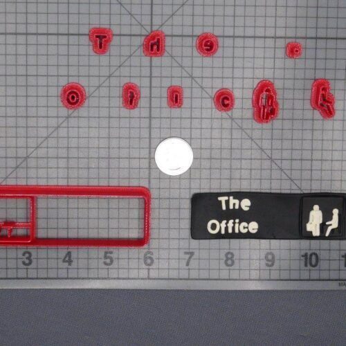 The Office Logo 266-E209 Cookie Cutter Set