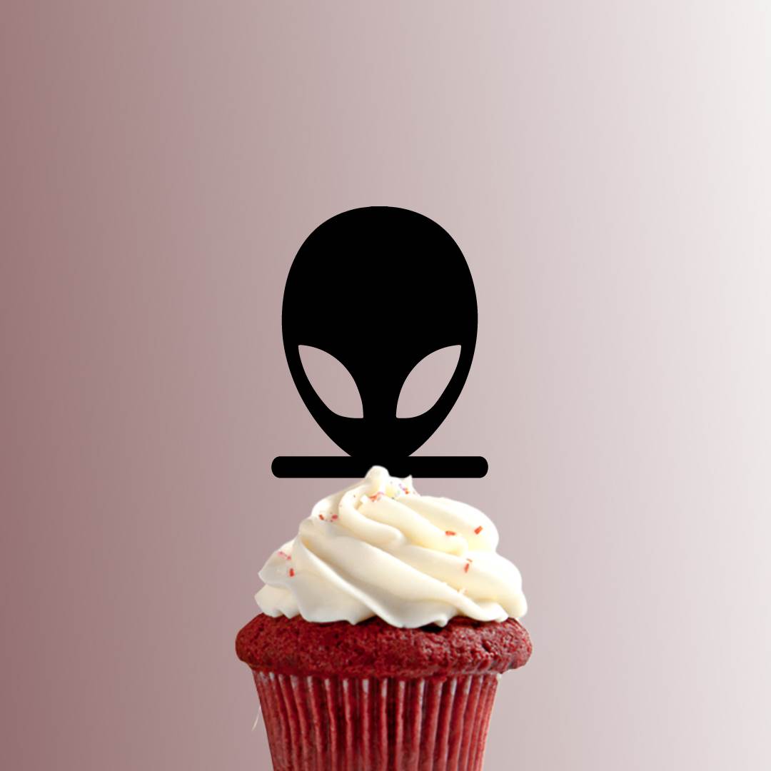 Alien Head 228-297 Cupcake Topper