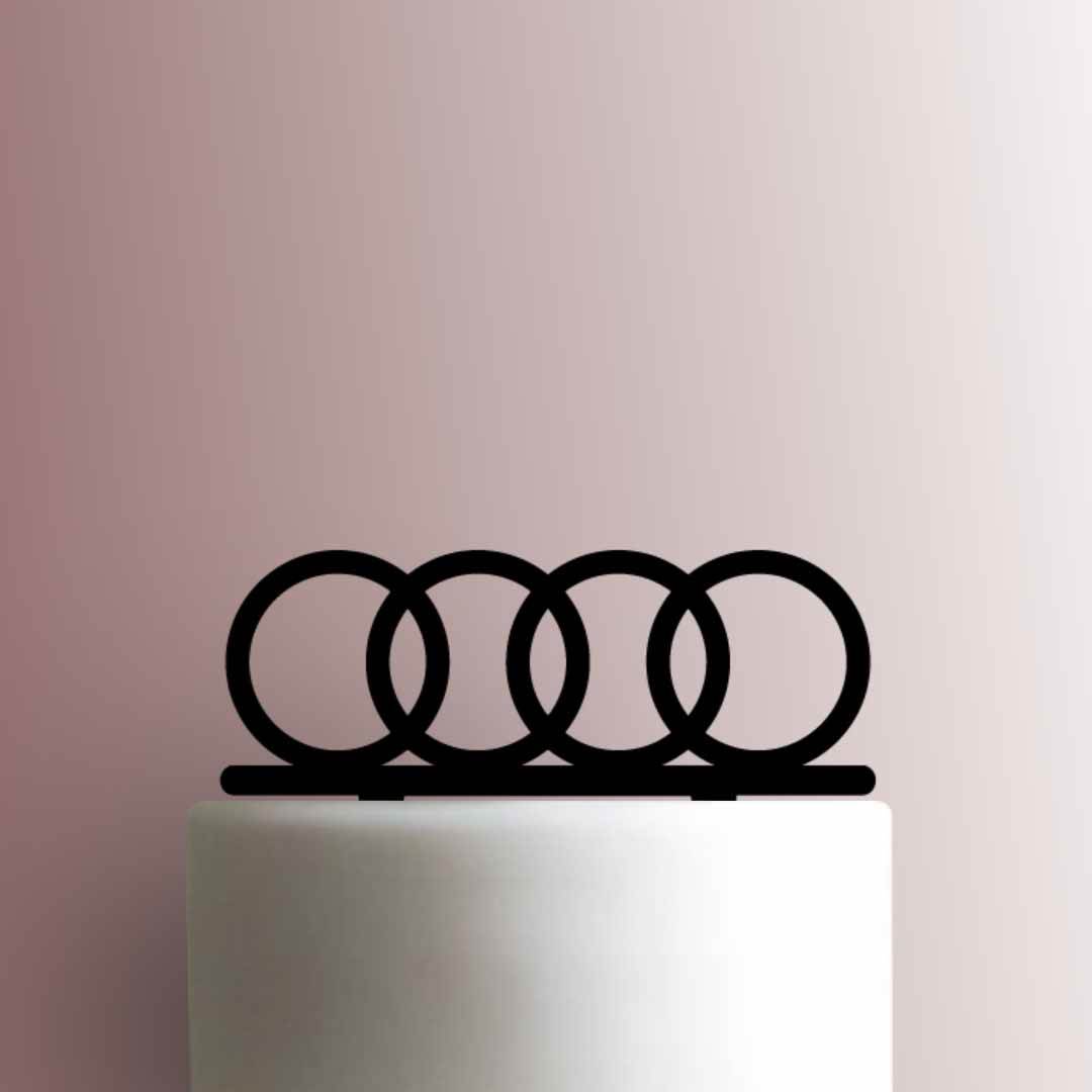 Audi Logo 225-A123 Cake Topper
