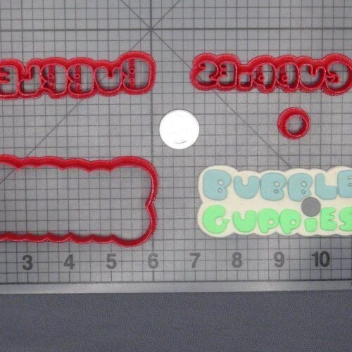 Bubble Guppies Logo 266-E632 Cookie Cutter Set