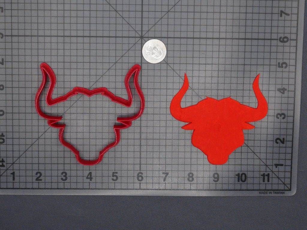 Bull Head 266-D766 Cookie Cutter Silhouette