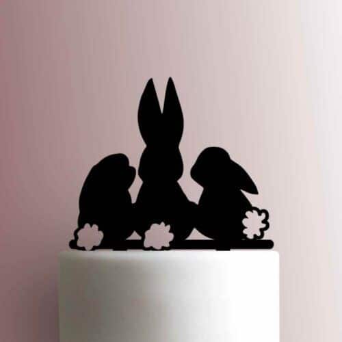 Bunnies 225-A236 Cake Topper