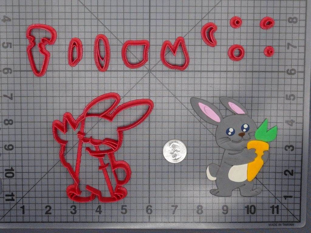 Bunny and Carrot Cookie Cutter