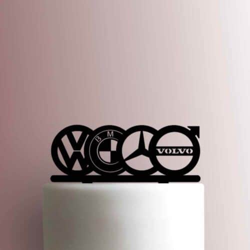 Car Brands 225-A070 Cake Topper