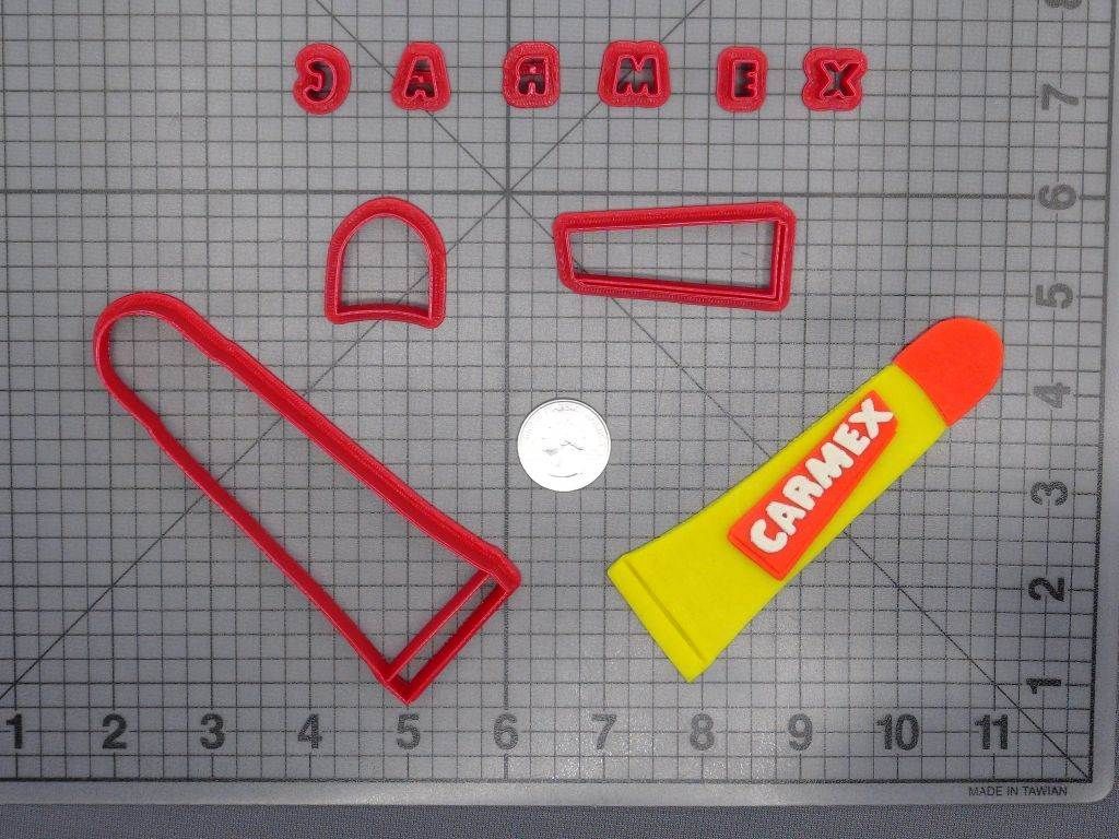 Carmex Lip Balm Tube 266-D703 Cookie Cutter Set