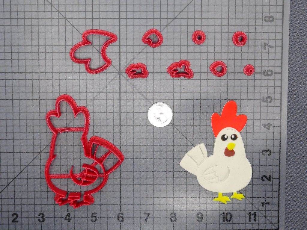 Chicken 266-D795 Cookie Cutter Set