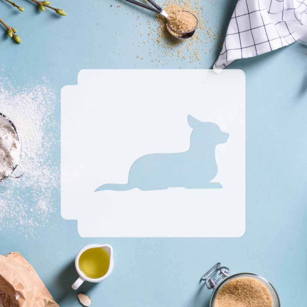 Chihuahua Laying 783-C611 Stencil Silhouette