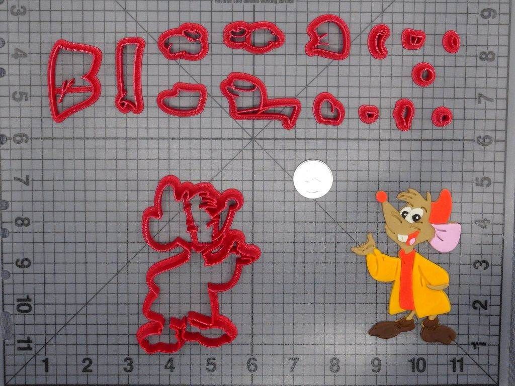 Cinderella - Jaq Mouse Body 266-D760 Cookie Cutter Set