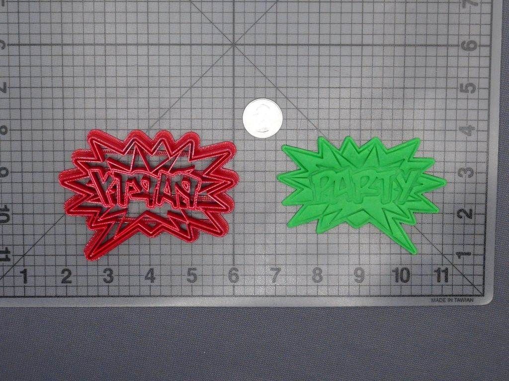 Comic Book Action Bubble - PARTY 266-D874 Cookie Cutter