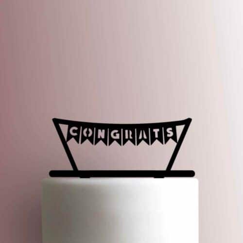 Congrats Banner 225-A238 Cake Topper