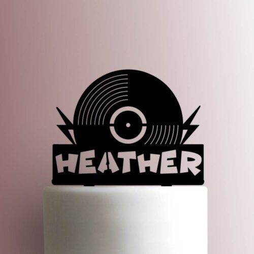 Custom Record 225-A088 Cake Topper