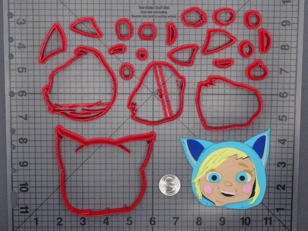 Dave and Ava - Ava Head 266-D811 Cookie Cutter Set
