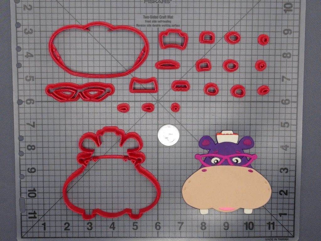 Doc McStuffins - Hallie Hippo Head 266-E081 Cookie Cutter Set