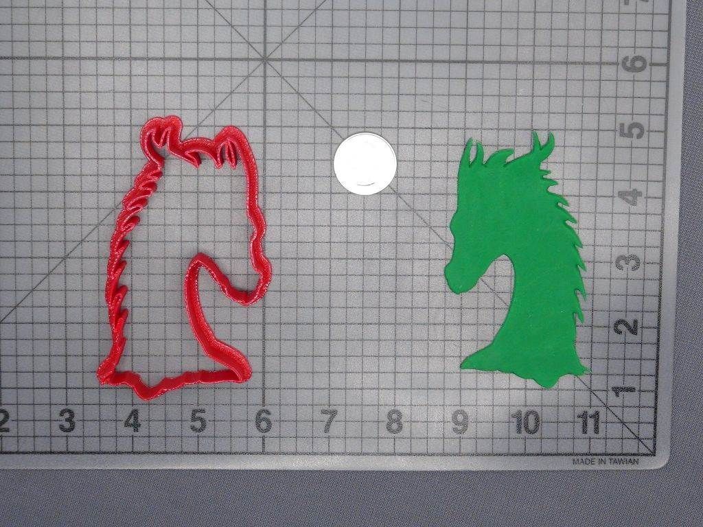Dragon Head 266-D767 Cookie Cutter Silhouette