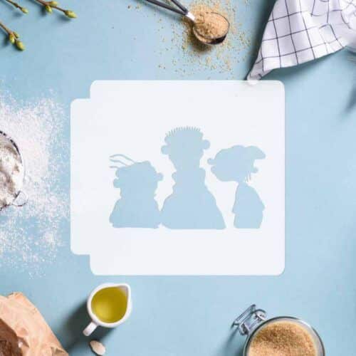Ed Edd And Eddy 783-C683 Stencil Silhouette