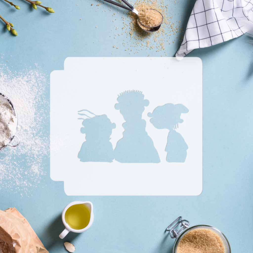Ed Edd And Eddy 783-C683 Stencil Silhouette