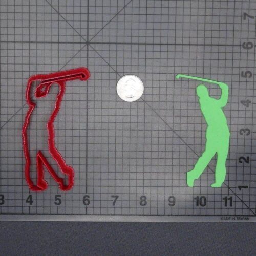 Golf Player Body 266-D768 Cookie Cutter