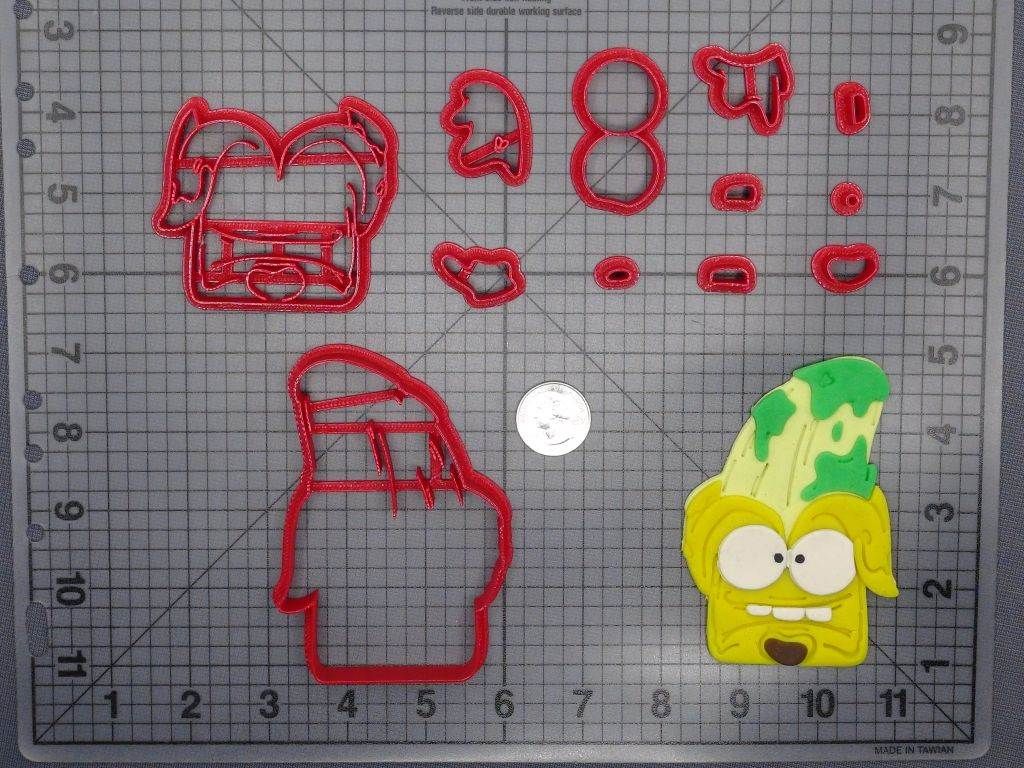 Grossery Gang - Squished Banana 266-E118 Cookie Cutter Set
