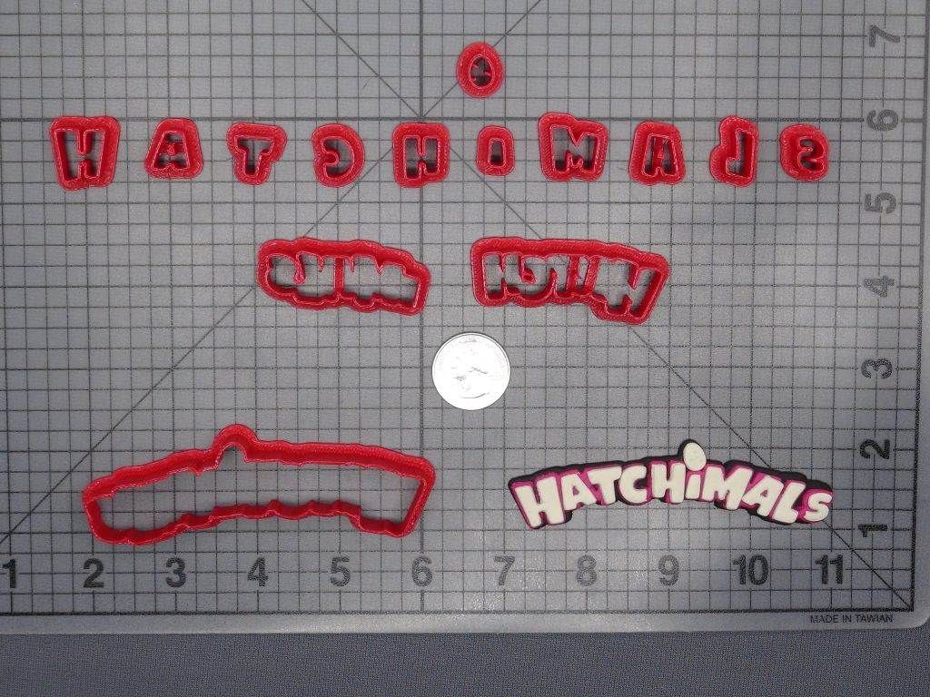 Hatchimals Logo 266-E242 Cookie Cutter Set