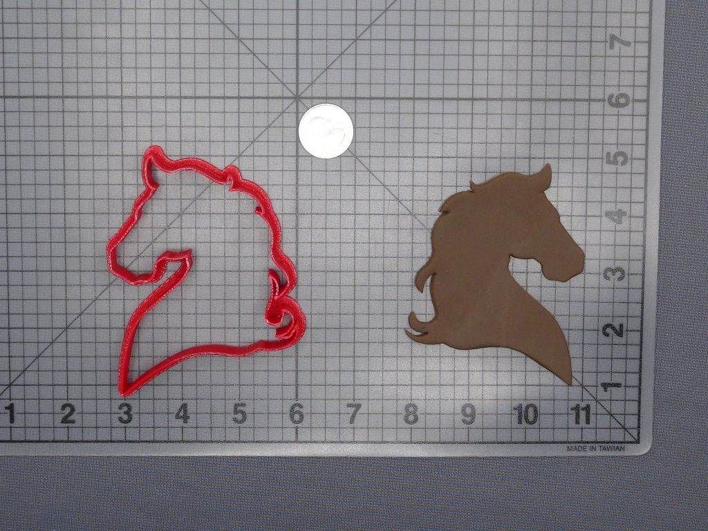 Horse Head 266-D803 Cookie Cutter Silhouette