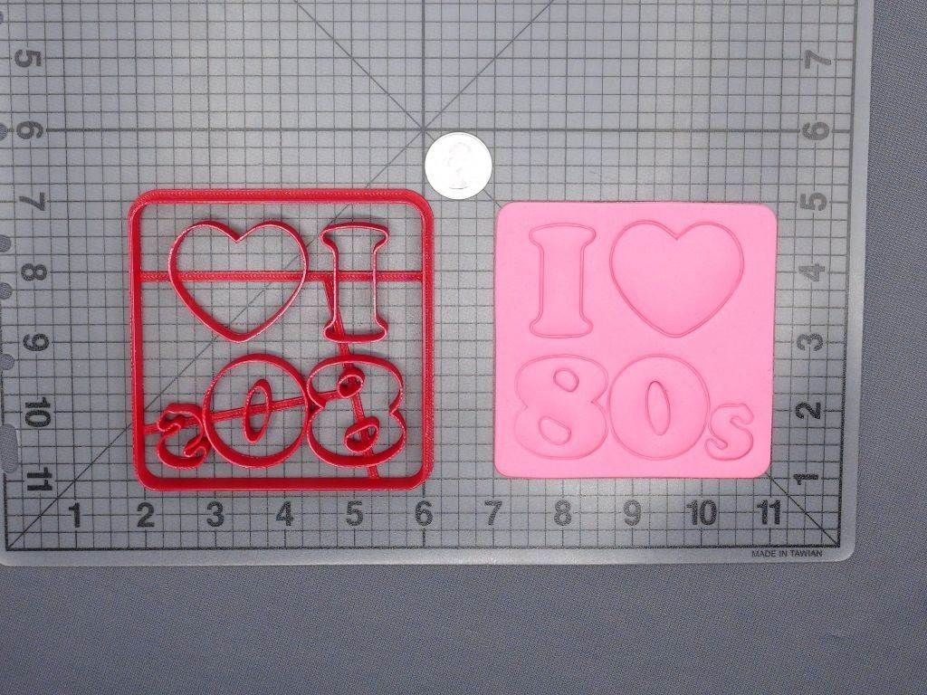 I Love the 80s 266-D806 Cookie Cutter