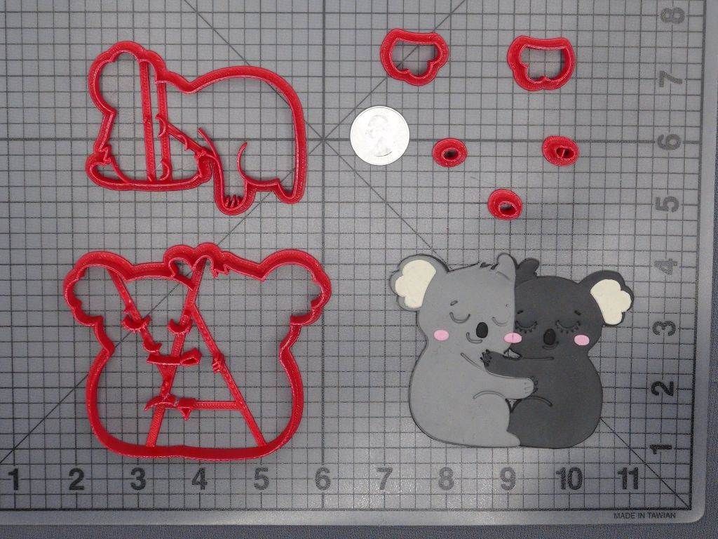 Koala Hugs 266-E628 Cookie Cutter Set