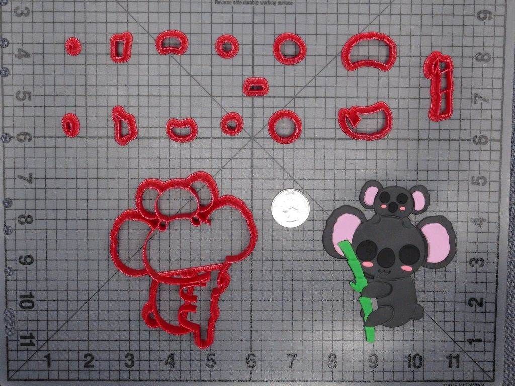 Koala Mom and Baby 266-D717 Cookie Cutter Set