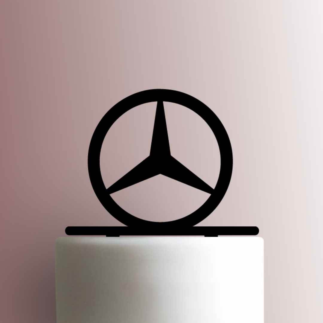 Mercedes Logo 225-A129 Cake Topper