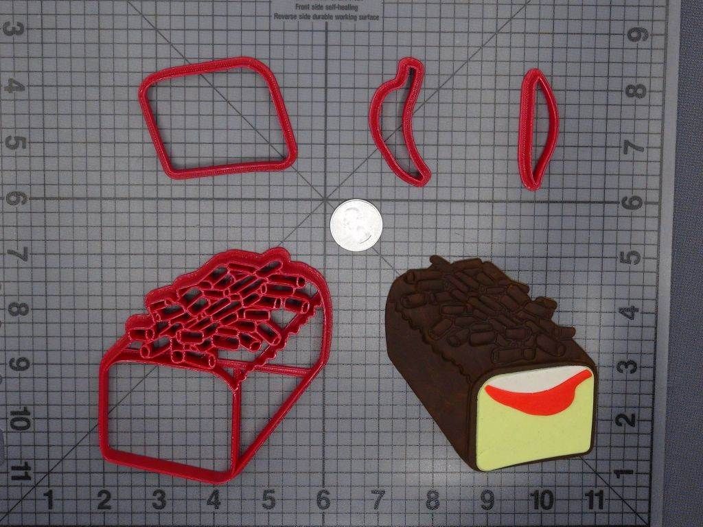 Mexican Dessert Gansito 266-D713 Cookie Cutter Set