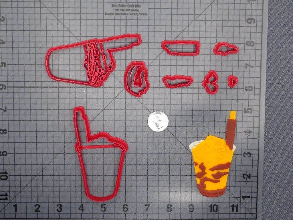 Mexican Dessert Mangonada 266-D786 Cookie Cutter Set