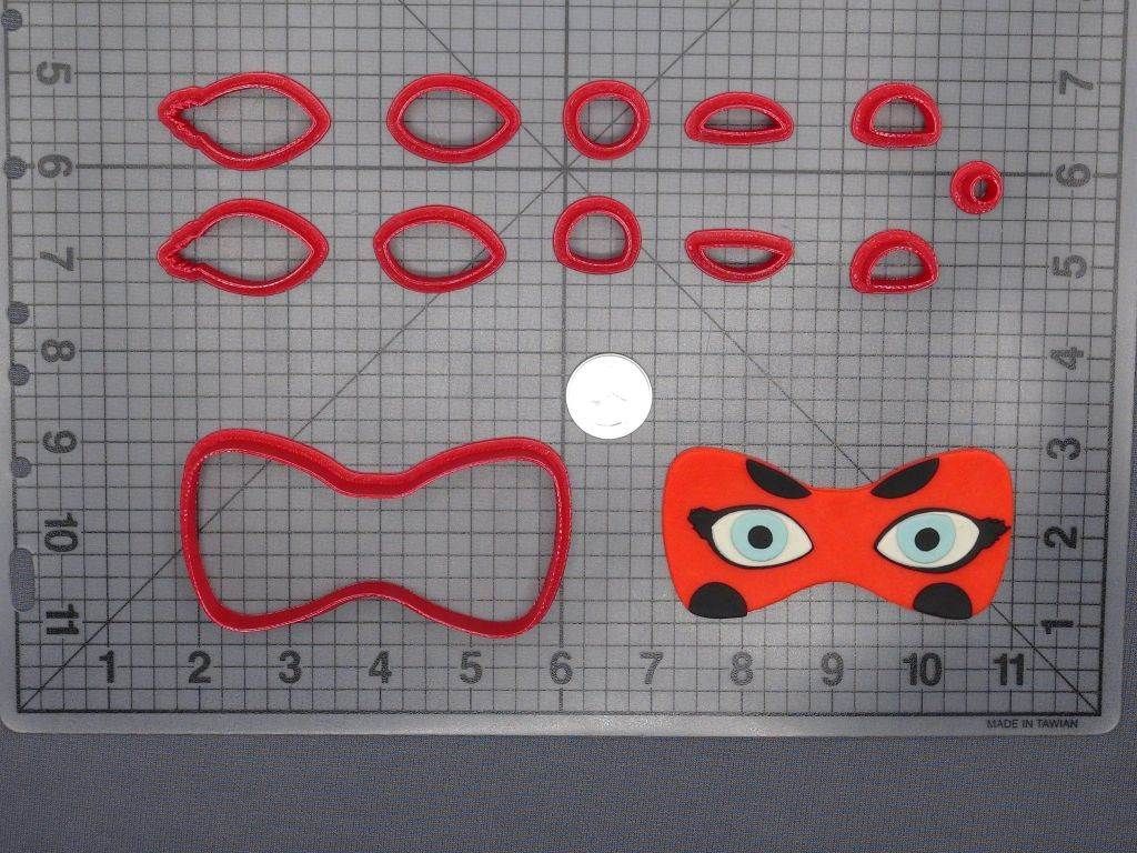 Miraculous - Ladybug Mask 266-E137 Cookie Cutter Set