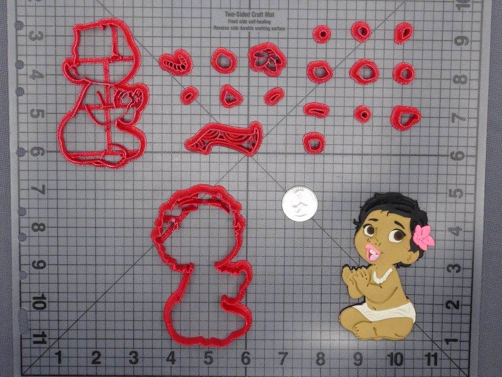 Moana - Moana Baby Body 266-E206 Cookie Cutter Set
