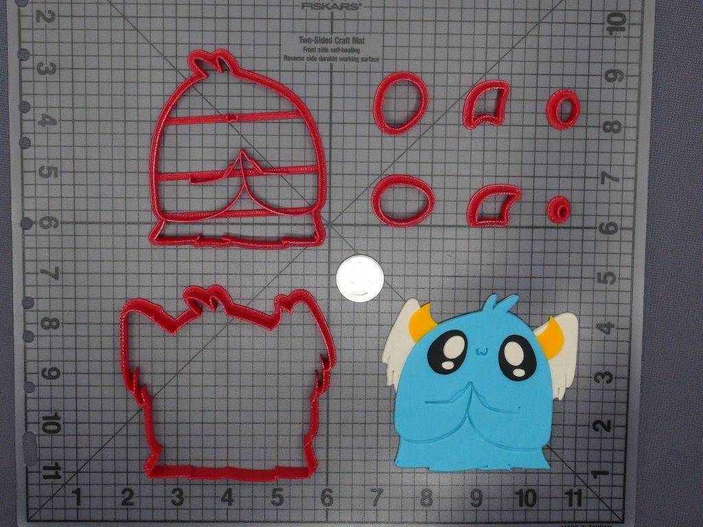 Monster Angel 266-D716 Cookie Cutter Set