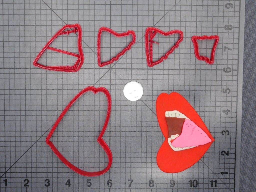 Mouth 266-D755 Cookie Cutter Set