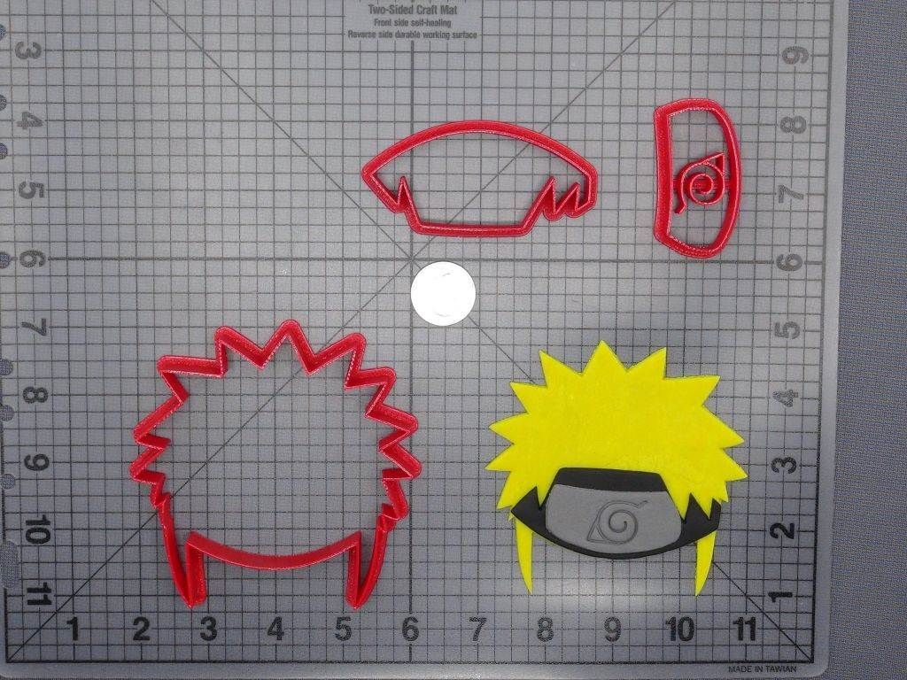 Naruto Hair 266-E221 Cookie Cutter Set