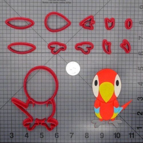 Parrot 266-D781 Cookie Cutter Set