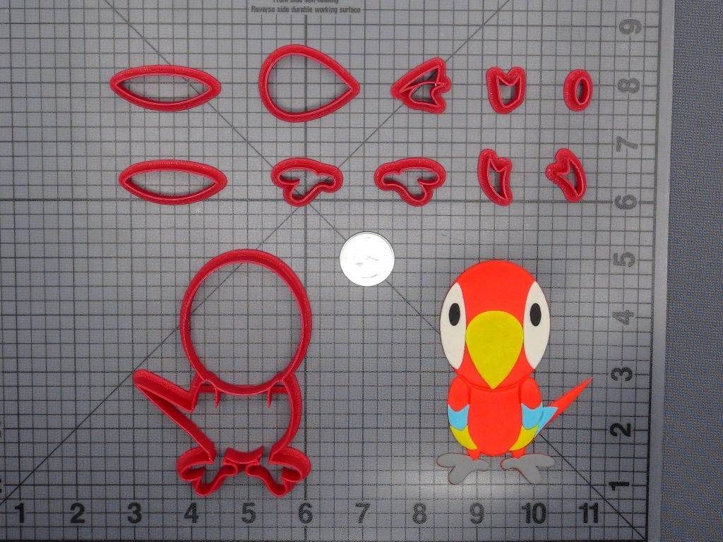 Parrot 266-D781 Cookie Cutter Set