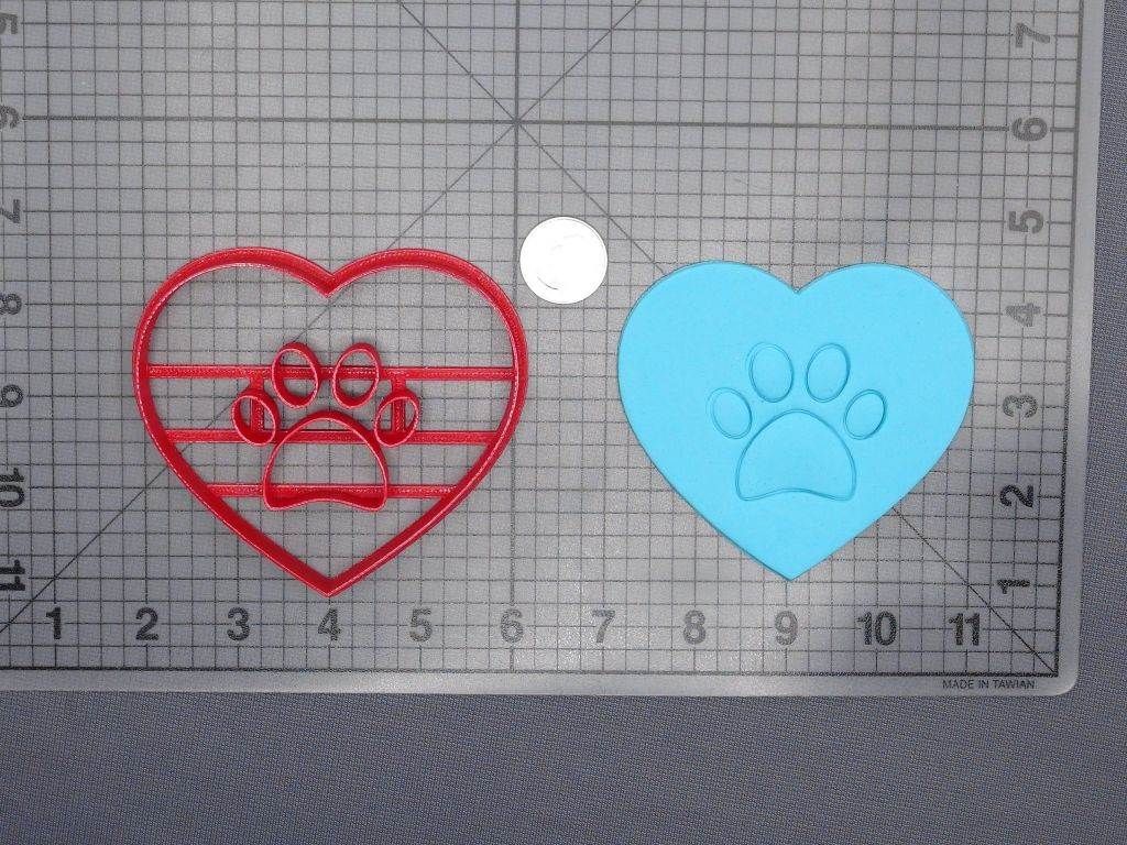 Paw Heart 266-D877 Cookie Cutter