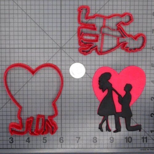 Proposal Heart 266-E621 Cookie Cutter Set